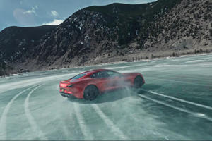 Watch Drako's 1,200-HP GTE Slide Across A Frozen Lake